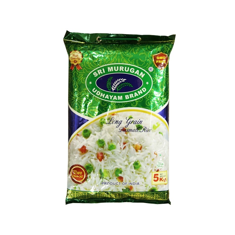 Sri Murugan Long Grain Basmati Rice 1kg Amman Household Supplies Pte Ltd