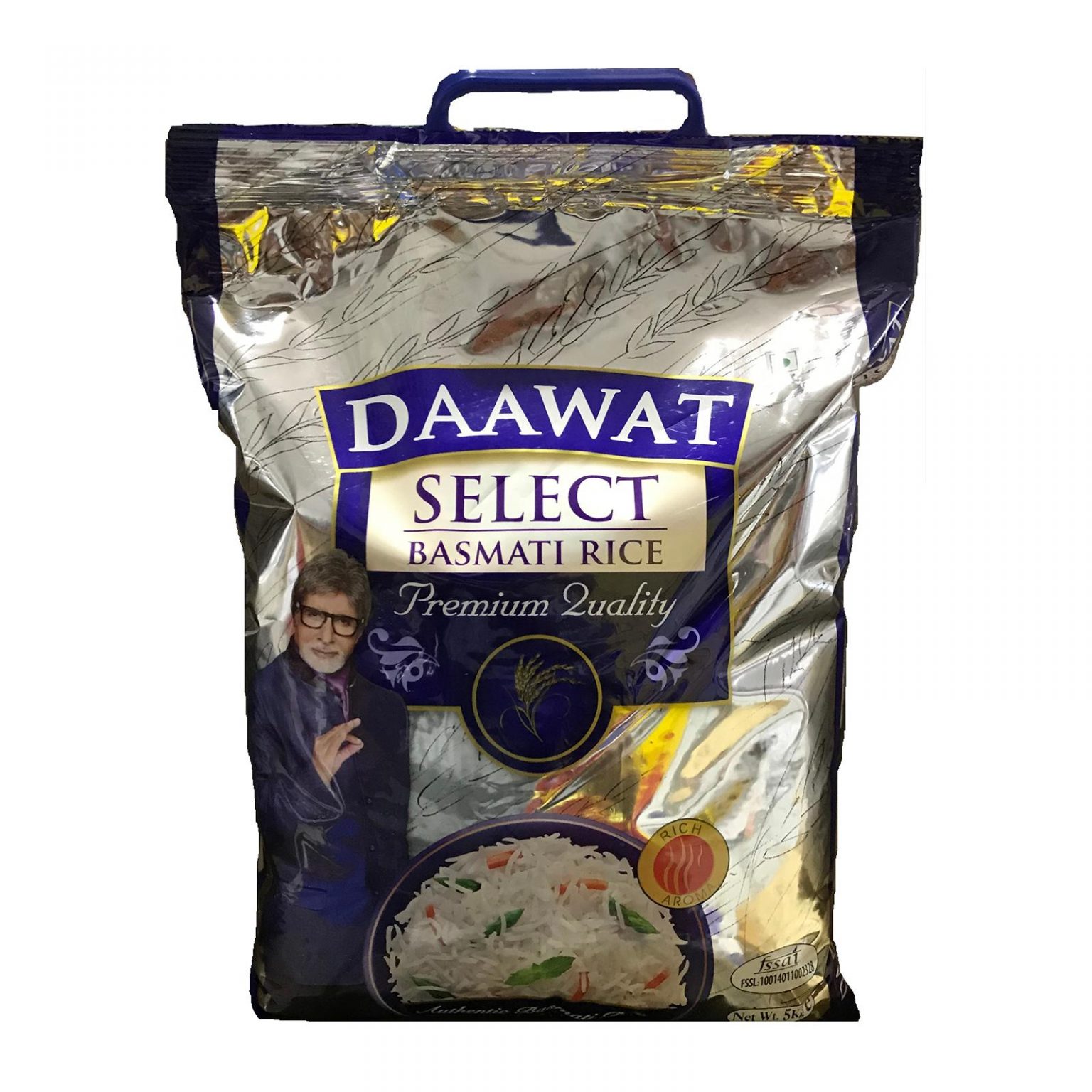 Daawat Premium Select Basmati Rice 5kg Amman Household Supplies Pte Ltd