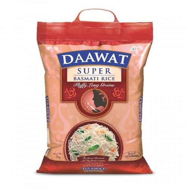 Daawat Super Basmati Rice 5kg Amman Household Supplies Pte Ltd