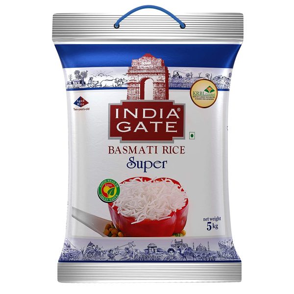 India Gate Super Basmati Rice 5kg Amman Household Supplies Pte Ltd